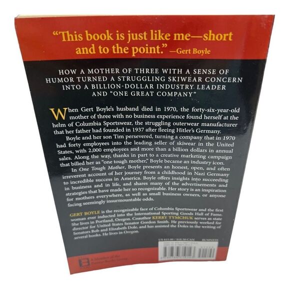 One Tough Mother: Taking Charge in Life, Business, and Apple Pies Gert Boyle PB - Picture 2 of 8